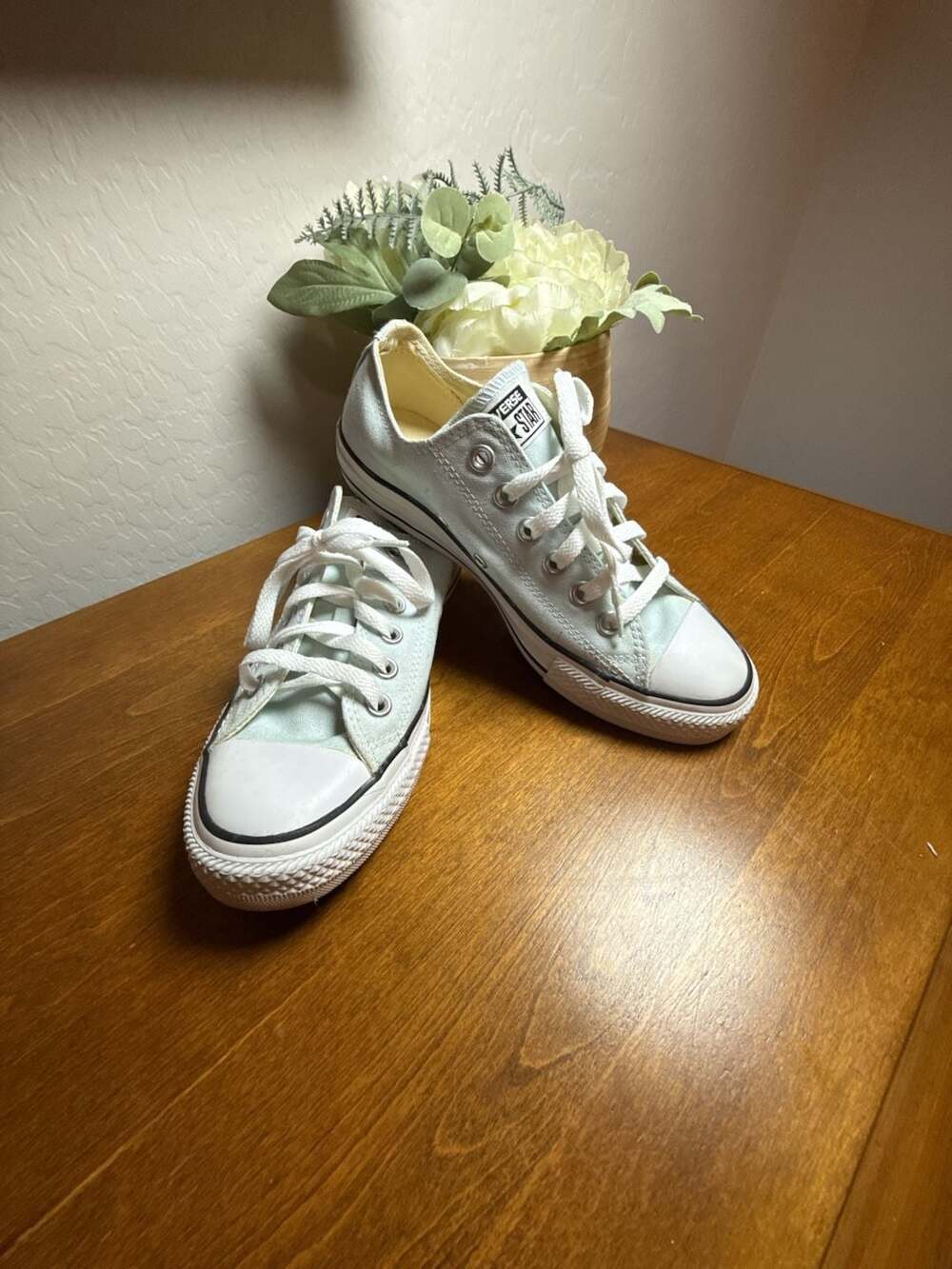 Converse Chuck Taylor All Star Low Size Women's 7 Men's 5 Light Mint